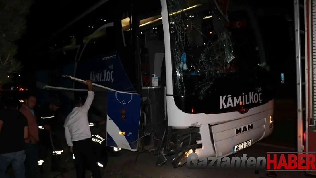 Afyonkarahisar’da yürekleri ağza getiren otobüs kazası