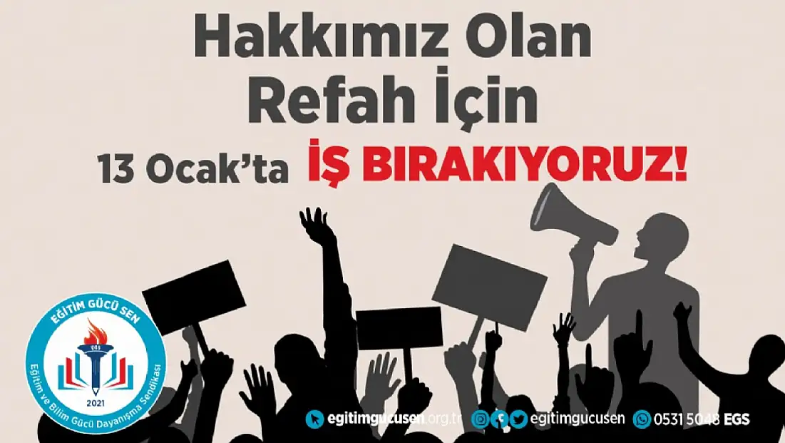 Eğitim Sendikası'ndan maaş zammına tepki: 13 Ocak’ta iş bırakacaklar