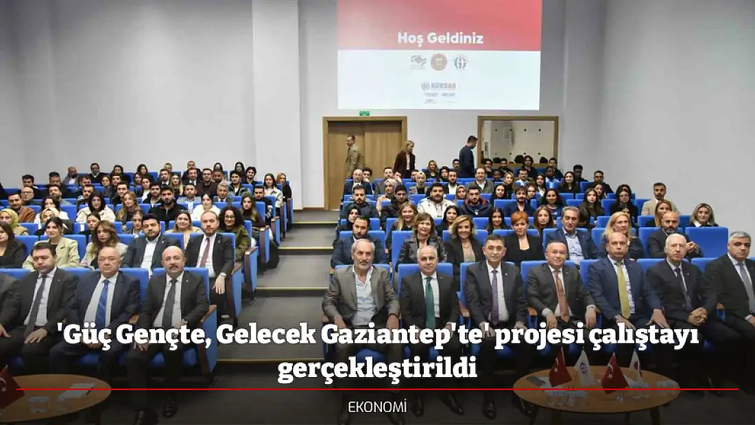 'Güç Gençte, Gelecek Gaziantep'te' projesi çalıştayı gerçekleştirildi