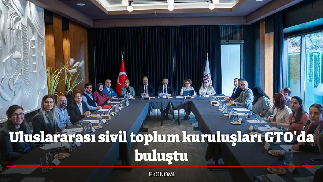 Uluslararası sivil toplum kuruluşları GTO'da buluştu
