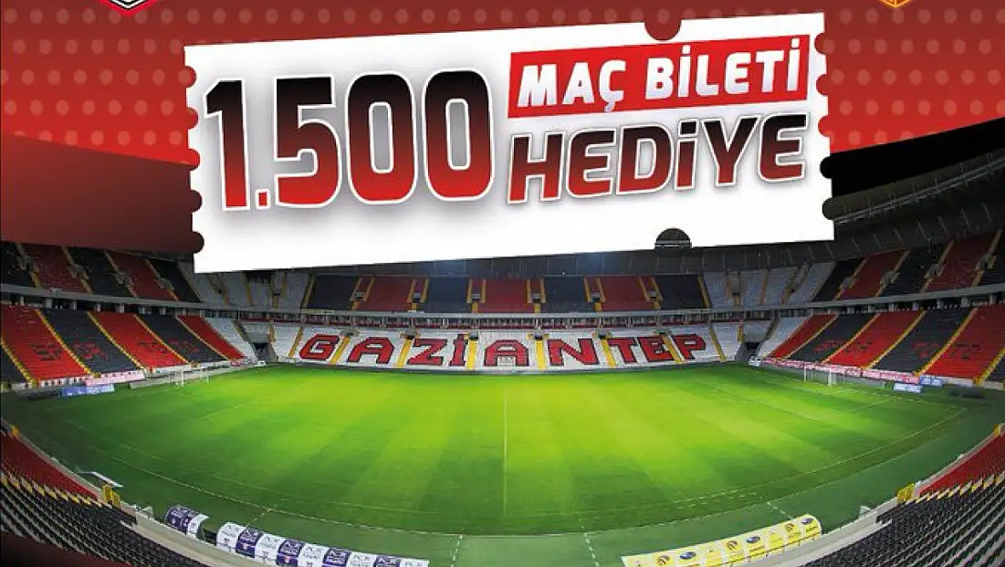 Şahinbey Belediyesi’nden Gaziantep FK - Göztepe Maçına 1.500 Bilet Hediye!