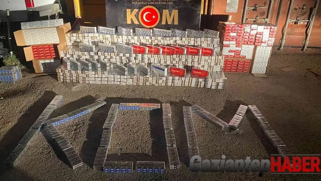 10 bin 790 paket kaçak sigara ele geçirildi