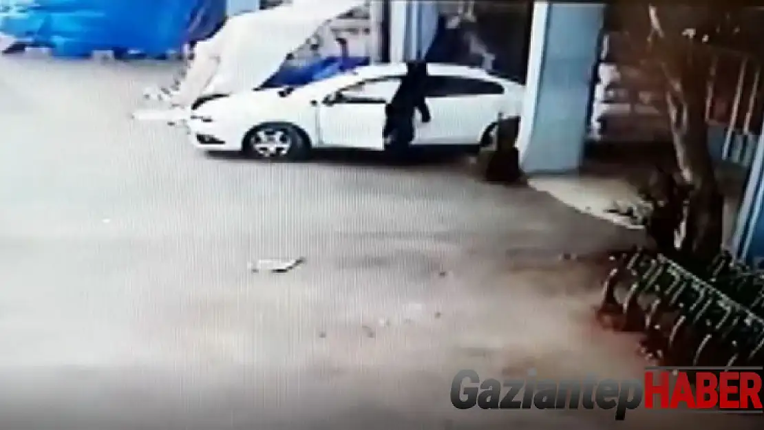 10 bin liralık Antep fıstığını 45 saniyede çaldı