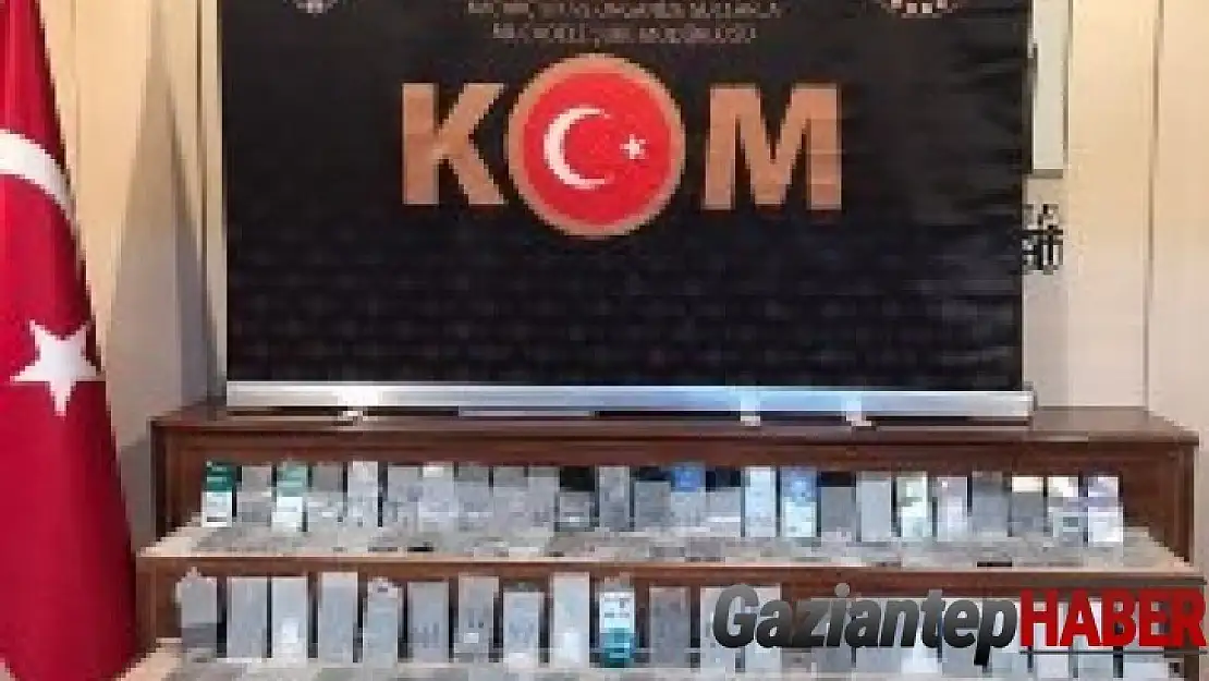124 adet gümrük kaçağı telefon ele geçirildi