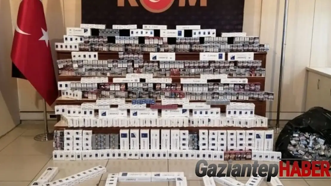 2 bin 580 paket kaçak sigara ele geçirildi