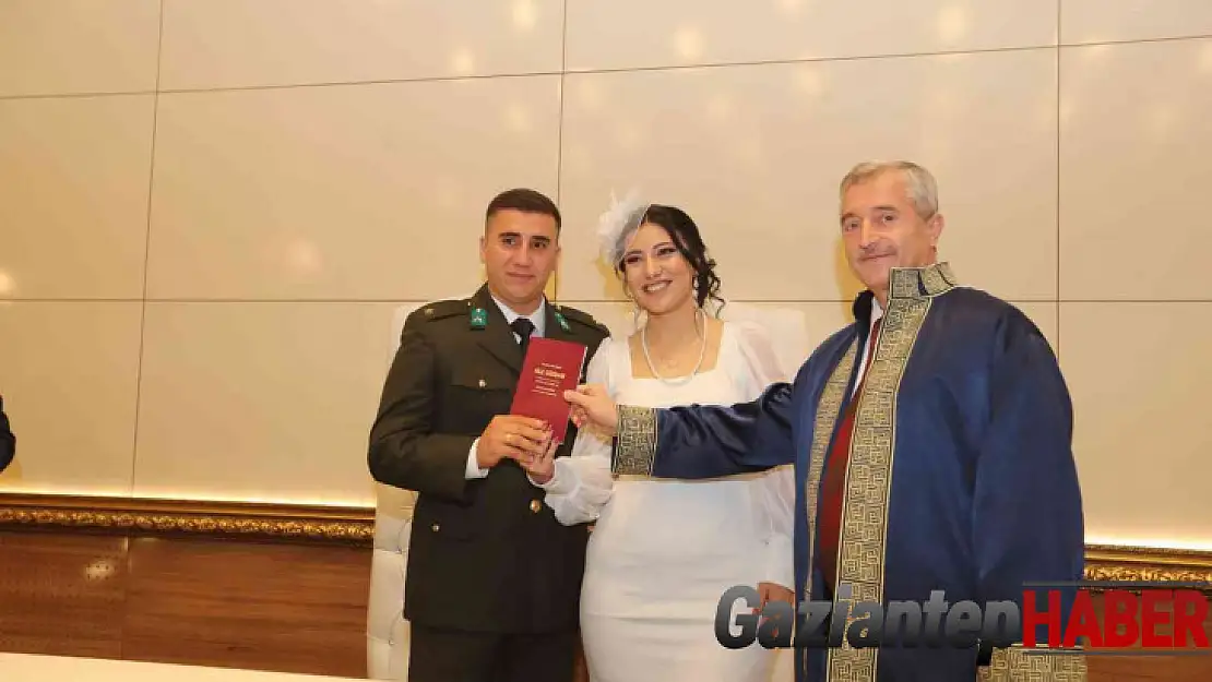 2022 yılının nikah rekoru Şahinbey'de