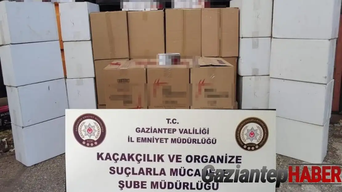 229 bin 800 kaçak makaron ele geçirildi