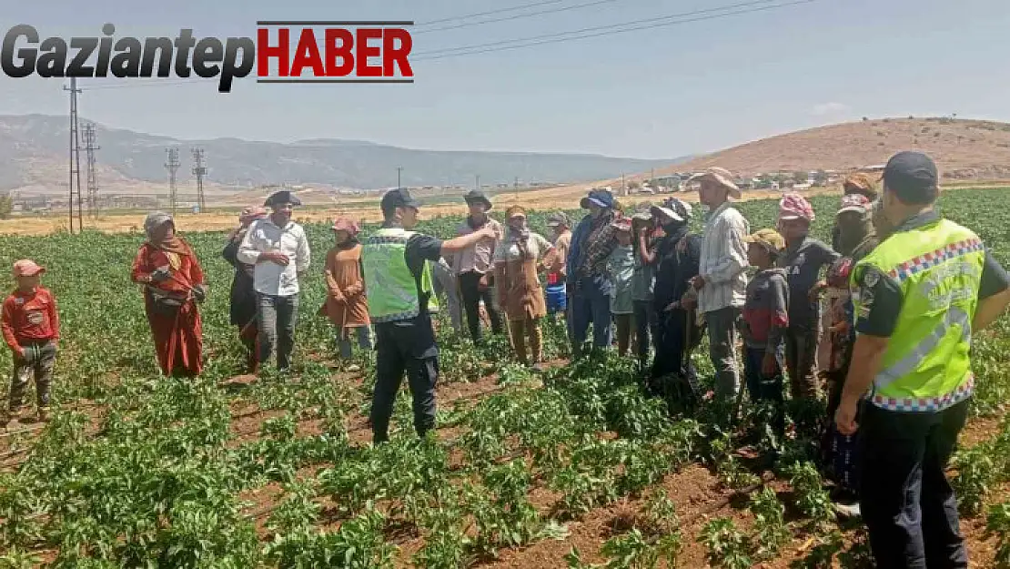 357 mevsimlik tarım işçisine jandarmadan eğitim