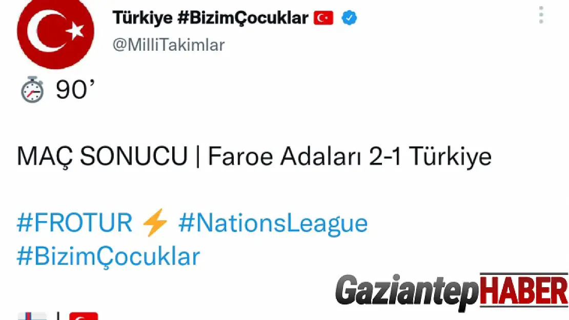 A Milli Takım'dan tarihi mağlubiyet