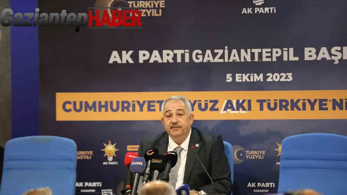 AK Parti Gaziantep İl Başkanı Çetin, 'Türkiye Yüzyılı için hep ileri'