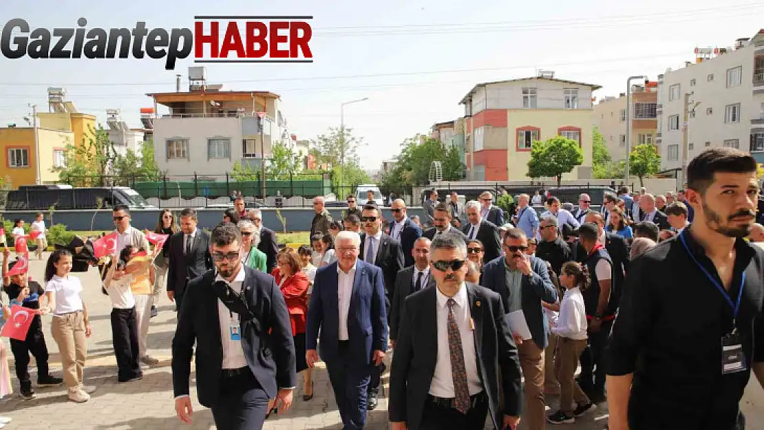 Almanya Cumhurbaşkanı Frank-Walter Steinmeier Gaziantep'te