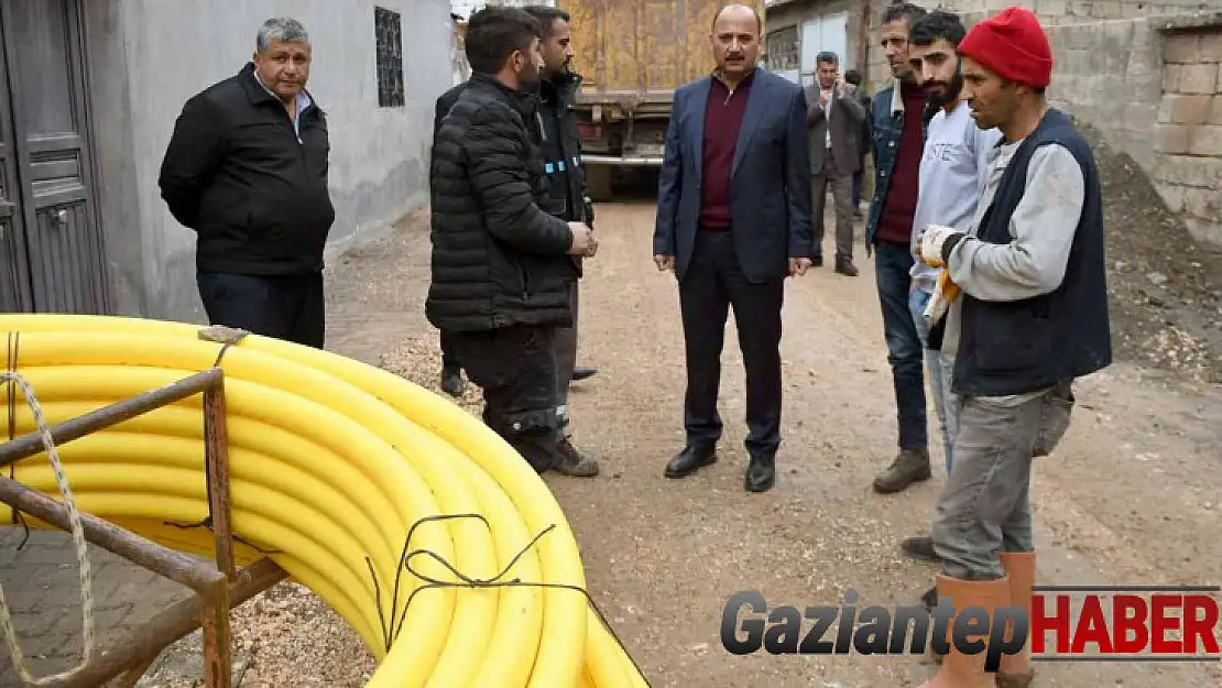 Araban'da doğalgaz alt yapı çalışmaları devam edecek