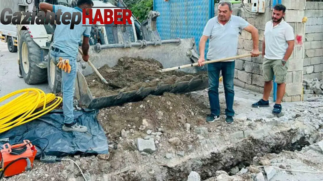 Araban Mehmet Gökçak Mahallesi sakinlerinin doğalgaz sevinci