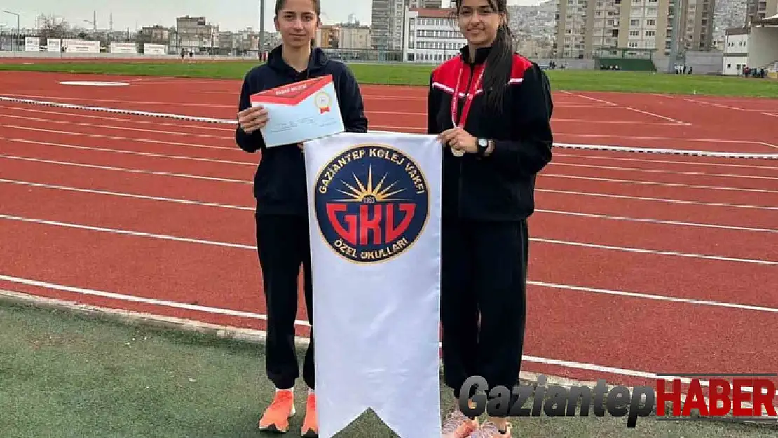 Atletizmde Gaziantep Kolej Vakfı başarısı