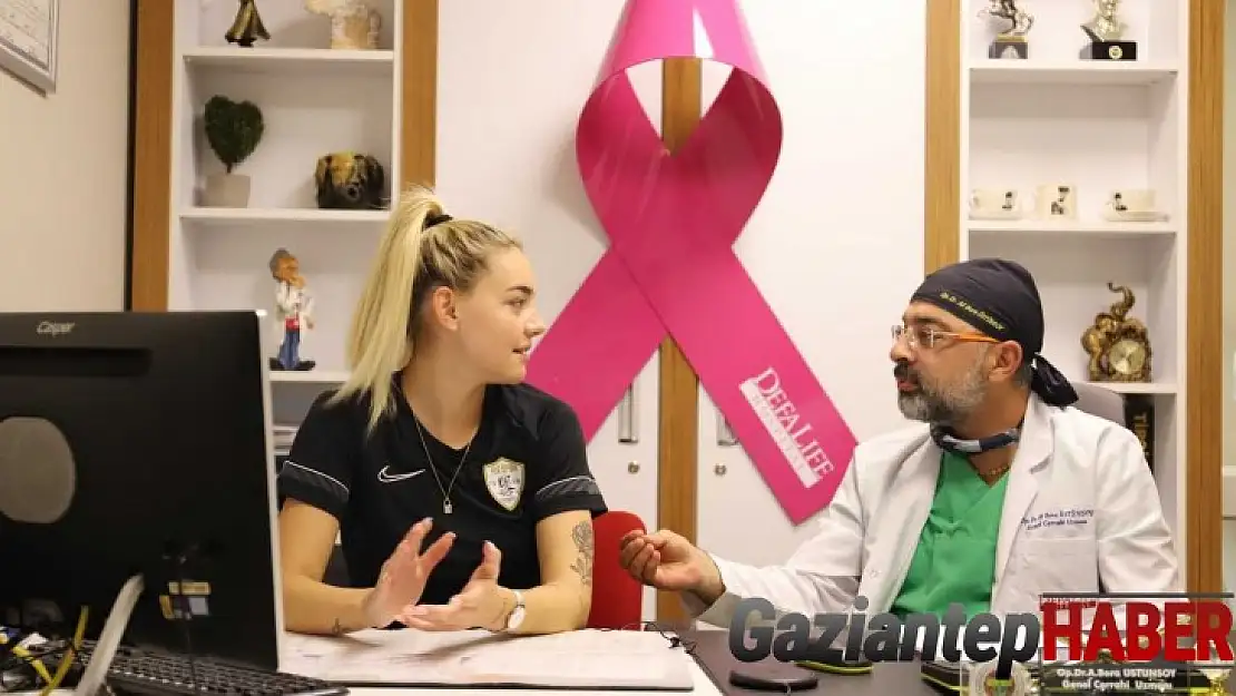 Aycan Yanaç'tan kanser için farkındalık etkinliği