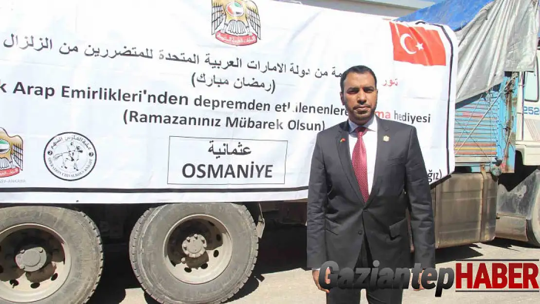 BAE'nden deprem bölgesine 200 ton hurma