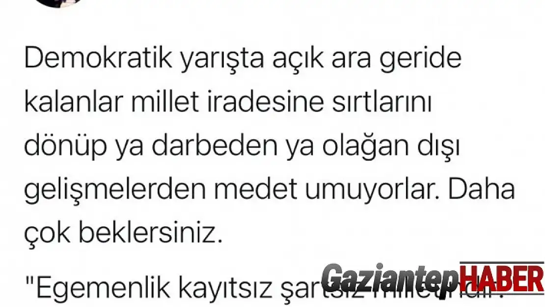 Bakan Gül'den darbe söylemlerine tepki: 'Daha çok beklersiniz'