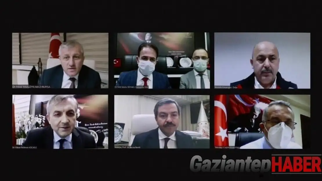 Bakan Koca Gaziantep il sağlık müdürüyle görüştü