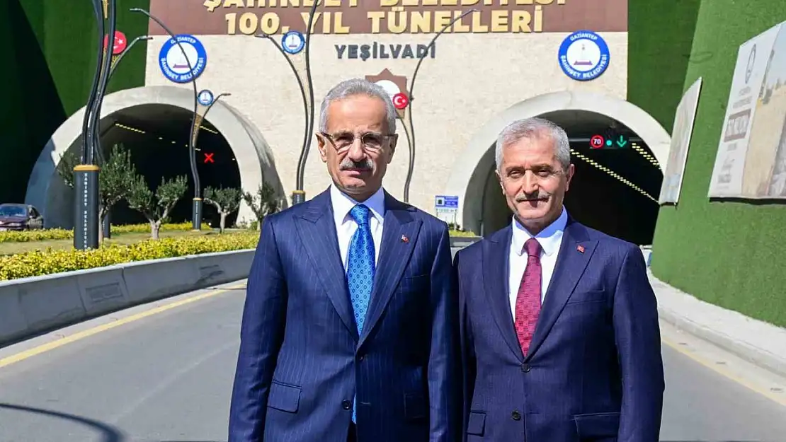 Bakan Uraloğlu'ndan Şahinbey Belediyesi 100. yıl tünelleri'ne tam not