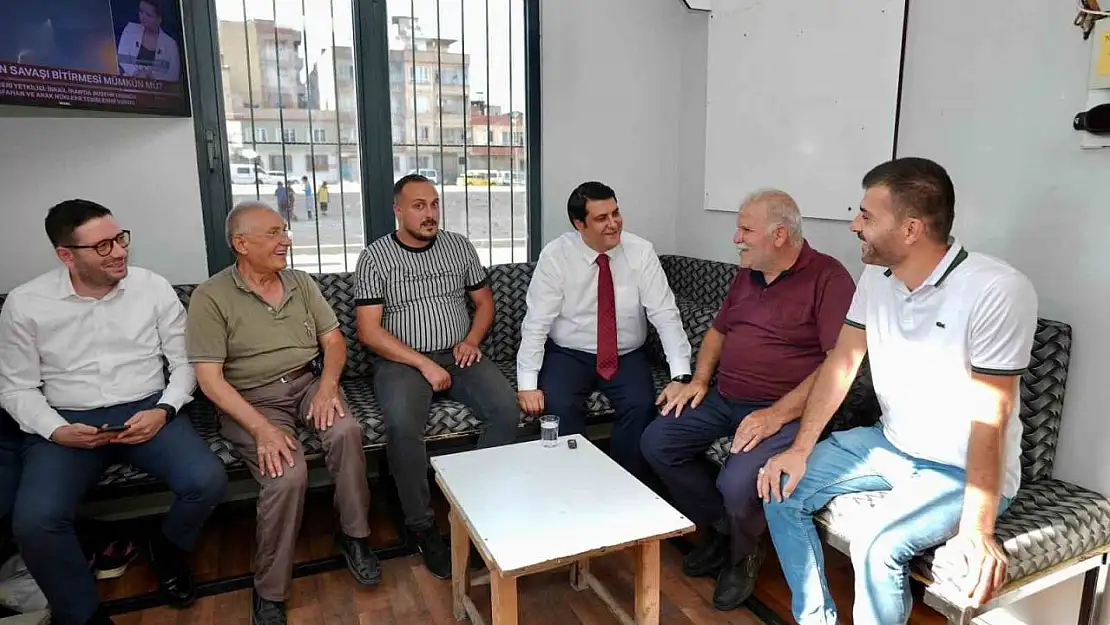 Başkan Yılmaz'dan taksici esnafına ziyaret