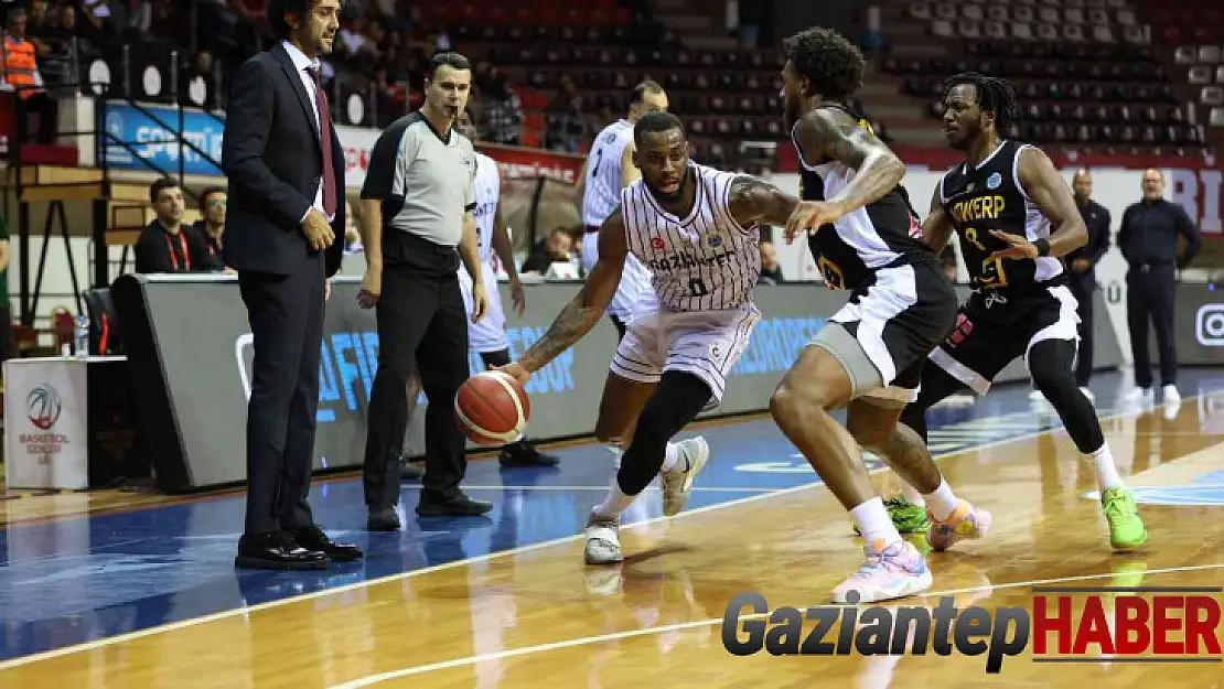 Basketbol FIBA Europe Cup: Gaziantep Basketbol: 82 - Telent Giants Antwerp: 63