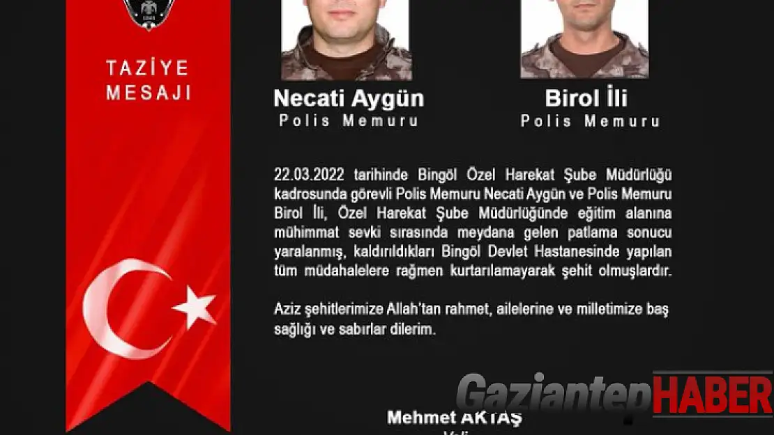 Bingöl'deki patlamada acı haber geldi: 2 şehit