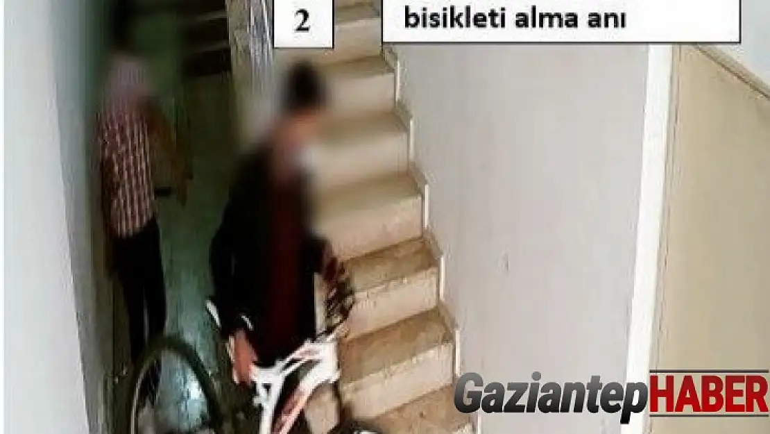 Bisiklet hırsızları güvenlik kameralarından kaçamadı