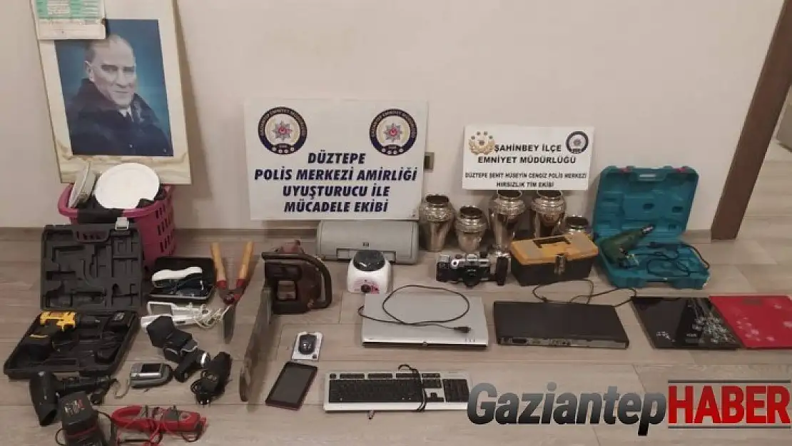 Çalıntı malzemelerle uyuşturucu ticareti yaptılar