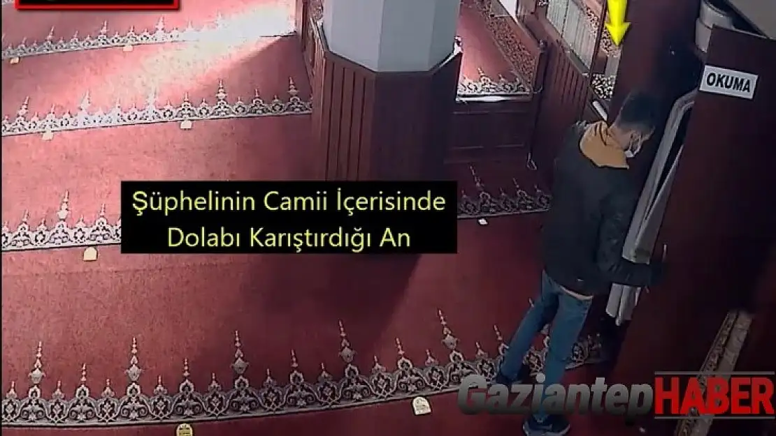 Camiden avize çalan hırsızlar yakalandı