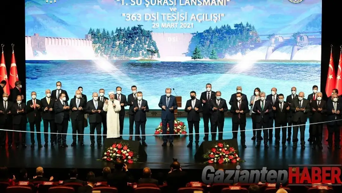 Cumhurbaşkanı Erdoğan: 'Su stresi çeken bir ülkeyiz'
