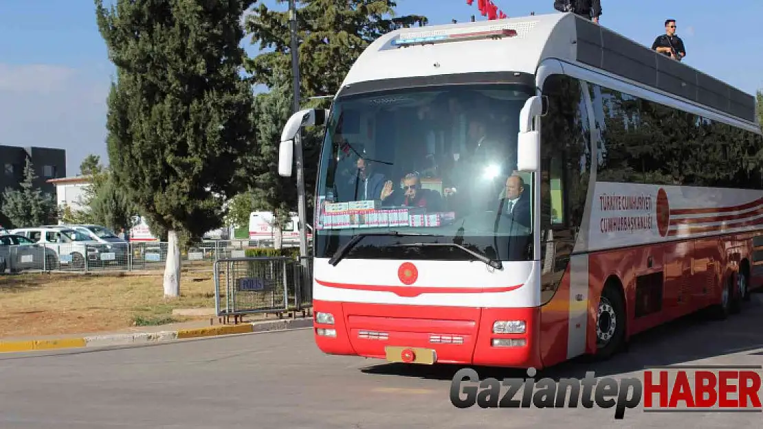 Cumhurbaşkanı Recep Tayyip Erdoğan Gaziantep'te