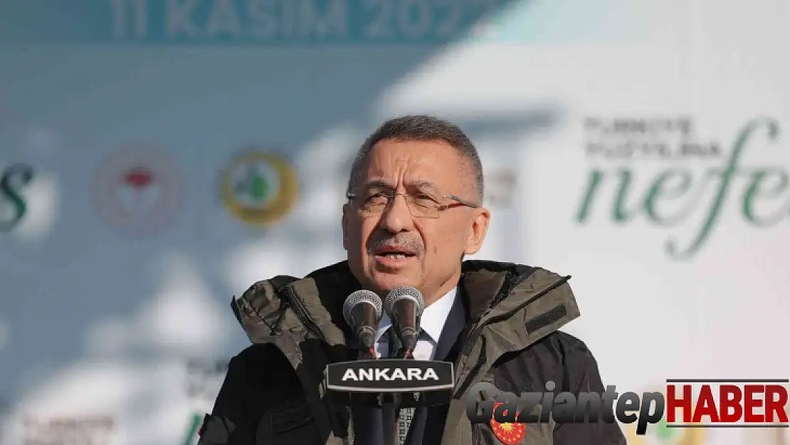 Cumhurbaşkanı Yardımcısı Oktay: '600 milyon fidanı yıl bitmeden toprakla buluşturmuş olacağız'