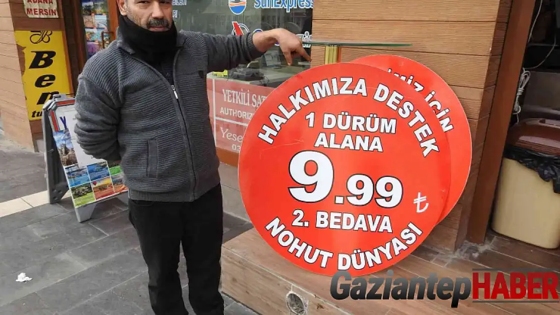 Dolar düştü, nohut dürümde kampanya başladı