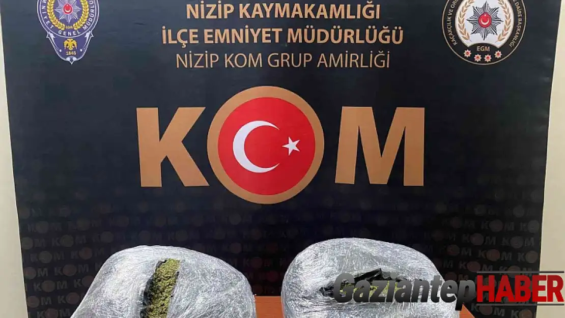 Durdurulan araçtan 10 kilo 500 gram esrar çıktı