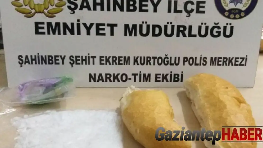 Gaziantep'te ekmek arası uyuşturucu