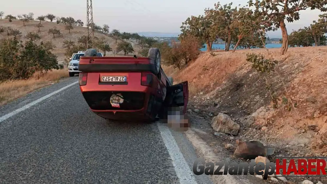 Gaziantep'te emekli polis memuru kazada hayatını kaybetti