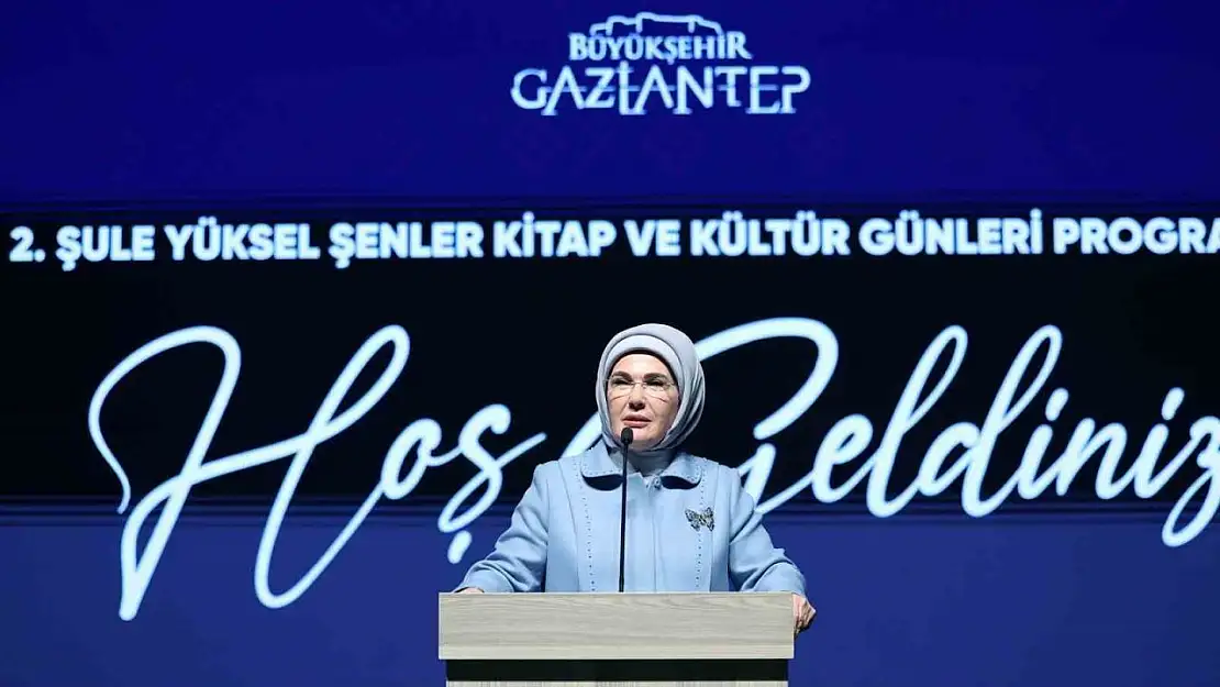 Emine Erdoğan, 2. Şule Yüksel Şenler Kitap ve Kültür Günleri Programı'nda konuştu