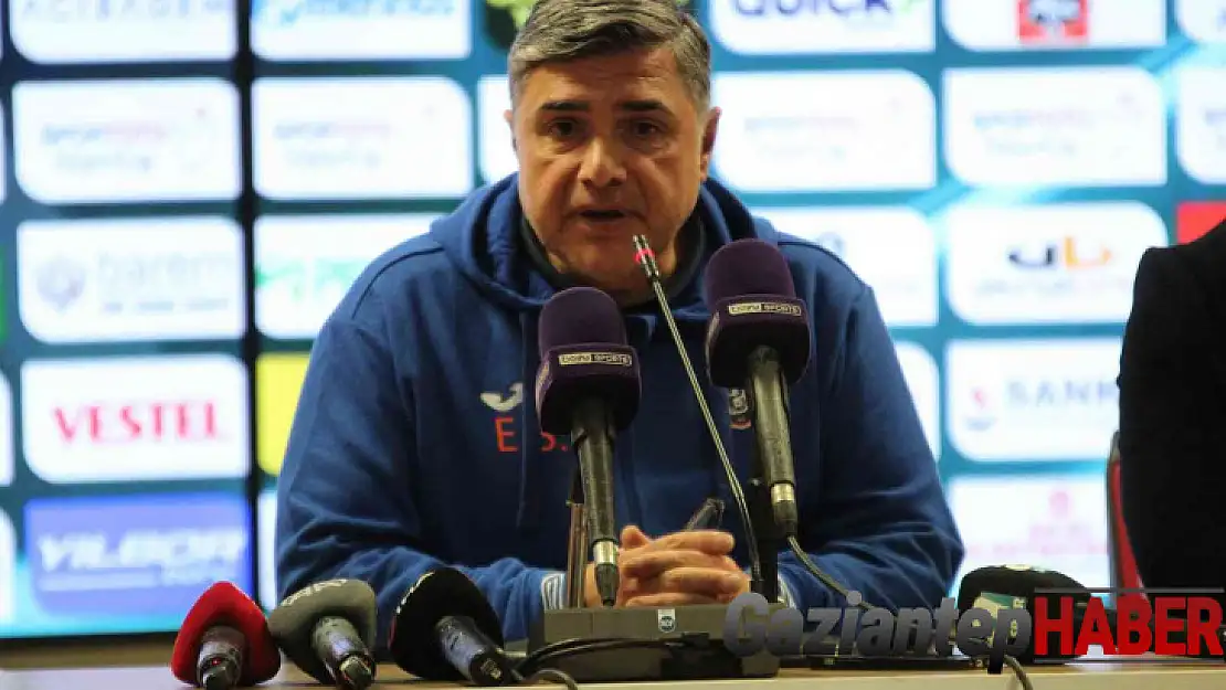 Erdinç Sözer: 'Basit uzun bir topla gol yedik ve 3 puanı bıraktık'