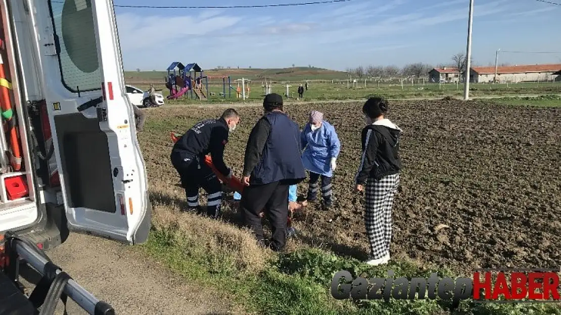 Eşine kızdı, kendini arabadan attı