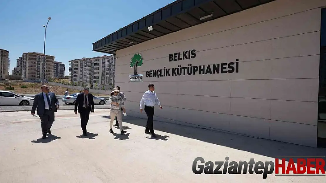 Fadıloğlu, Belkıs Gençlik Kütüphanesi'ni yerinde inceledi