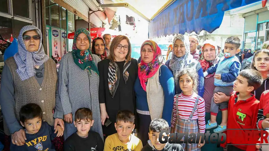 Fatma Şahin, Barak Mahallesi'ni ziyaret etti