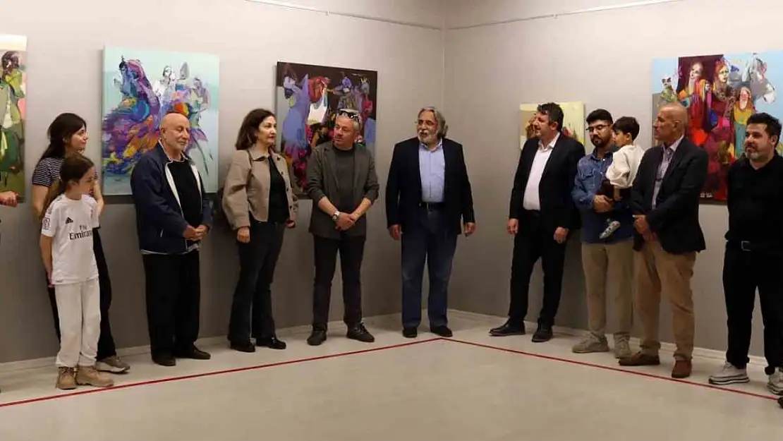 Ferahoğlu, SANKO Sanat Galerisi'nde resim sergisi açtı
