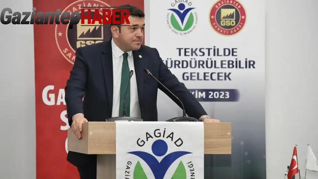 GAGİAD Başkanı Koçer, Tekstilde Sürdürülebilir Gelecek Paneli'nde konuştu