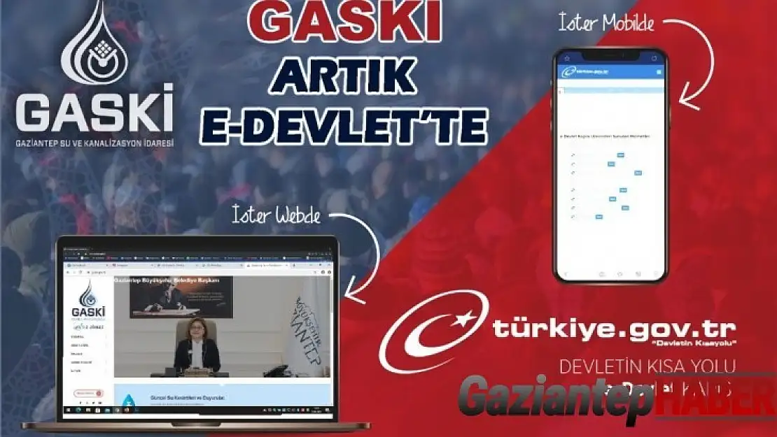 GASKİ artık e-devlette