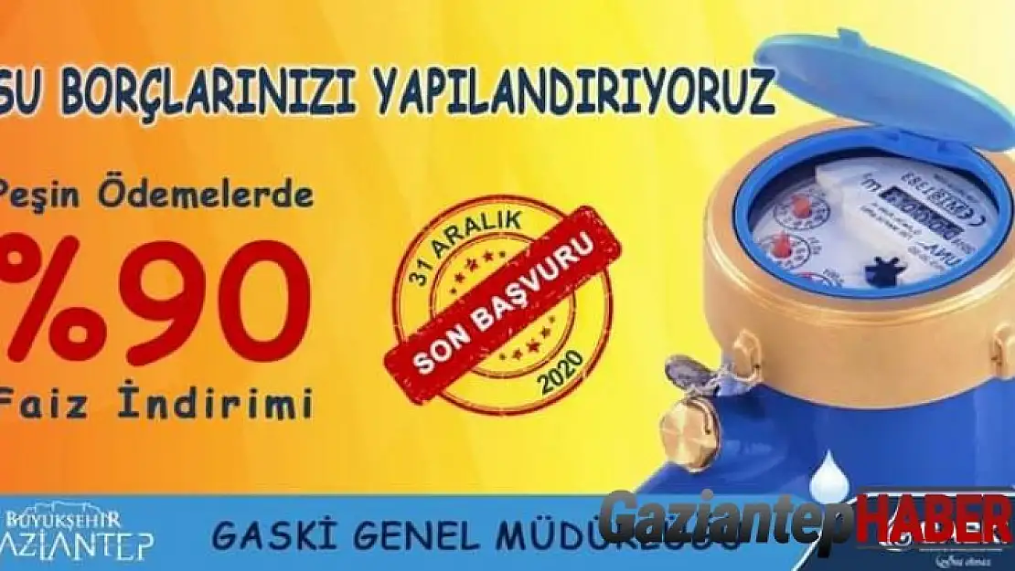 GASKİ duyuru ? faiz indirimi