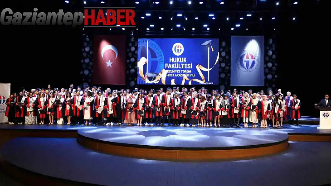 GAÜN'de genç hukukçuların mezuniyet coşkusu