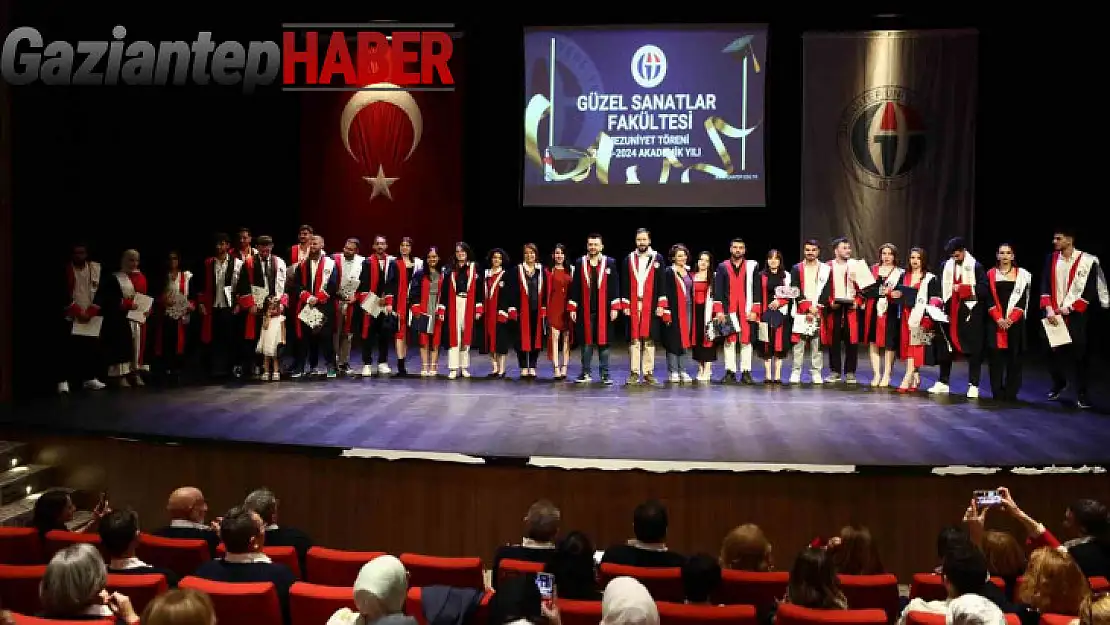 GAÜN Güzel Sanatlar Fakültesinde mezuniyet heyecanı