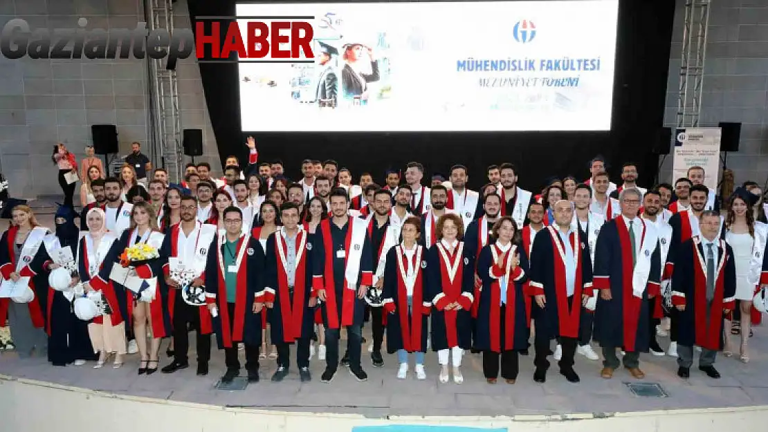 GAÜN Mühendislik Fakültesinde coşkulu mezuniyet töreni