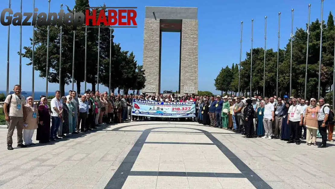 Gazi torunları şehitler diyarında