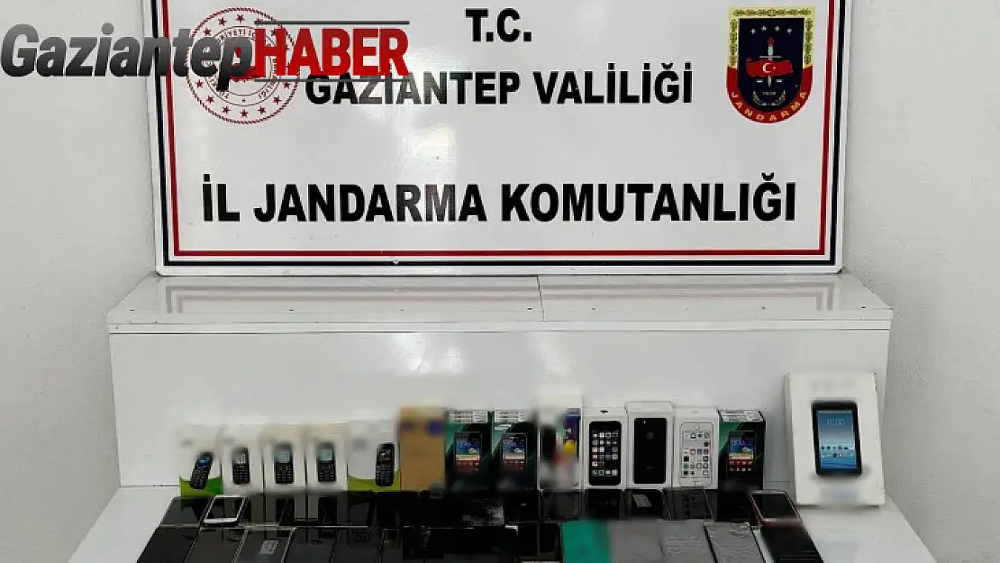 Gaziantep 1 milyon TL değerinde kaçak telefon ele geçirildi